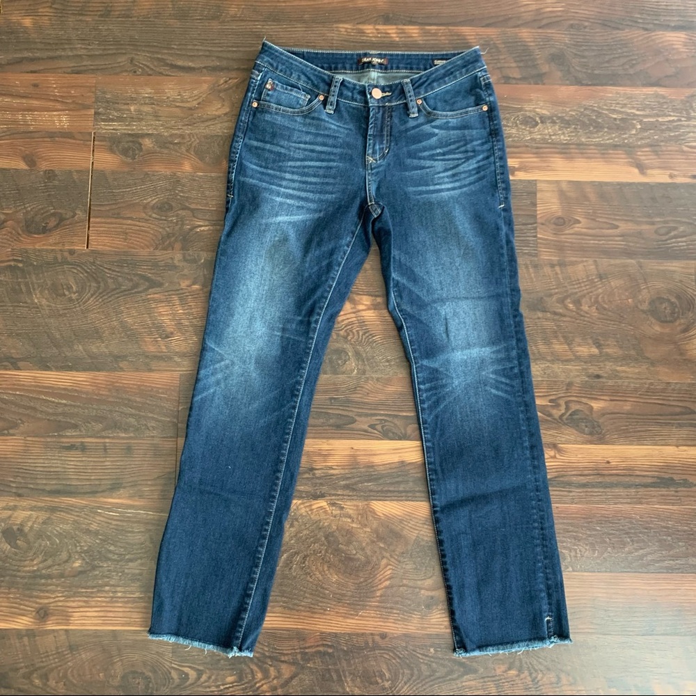 Dear John Playback Cuffed Cropped Straight Leg Jeans